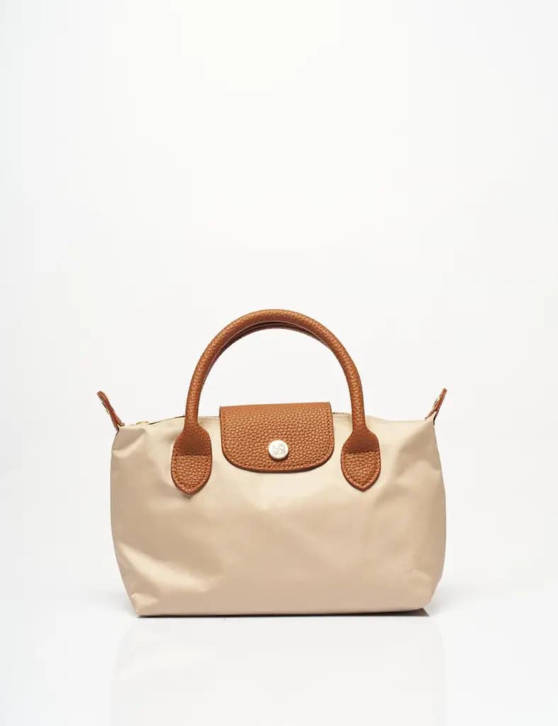 Vintage Longchamp Le Pliage — Bordo, Medium